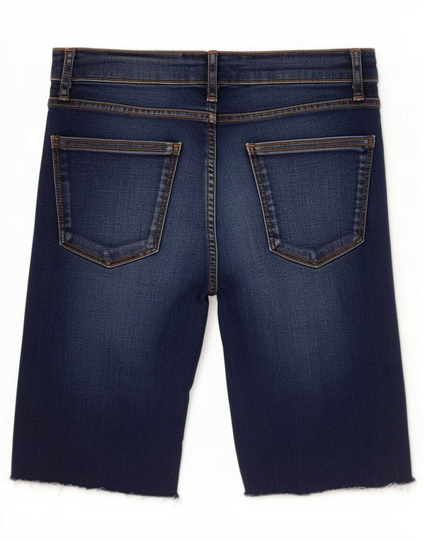 Pantaloni scurți din denim pentru femei Zara EU 38 Small W28 Bleumarin