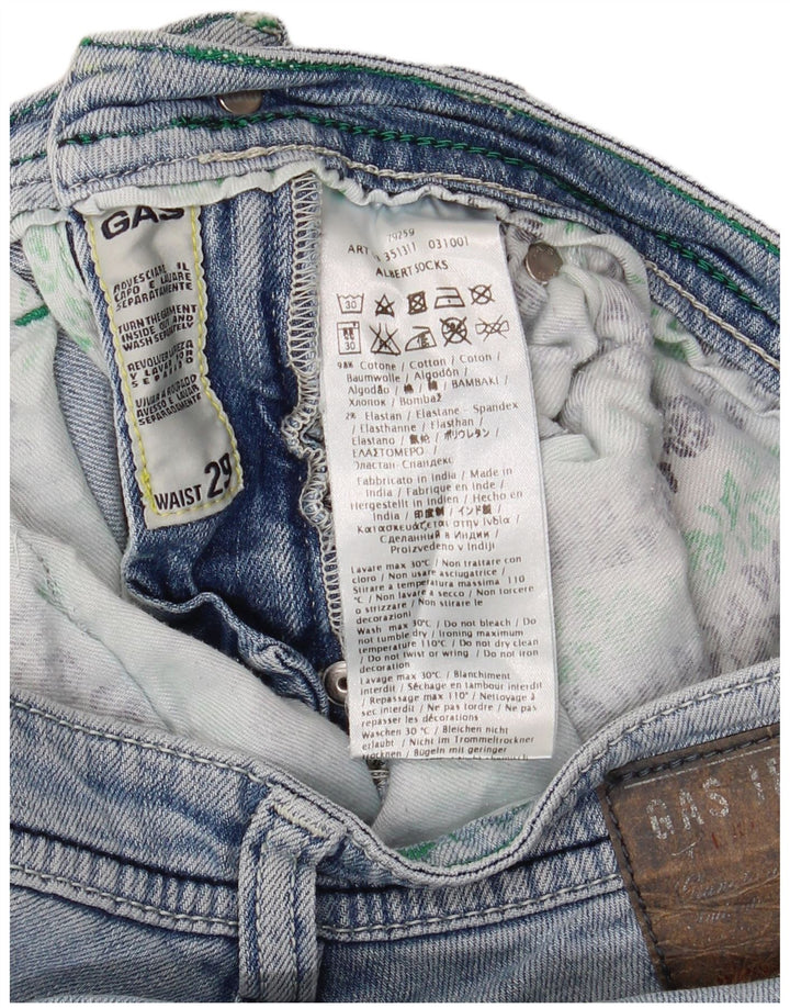 Blugi conici pentru femei Gas W29 L24 Bumbac albastru