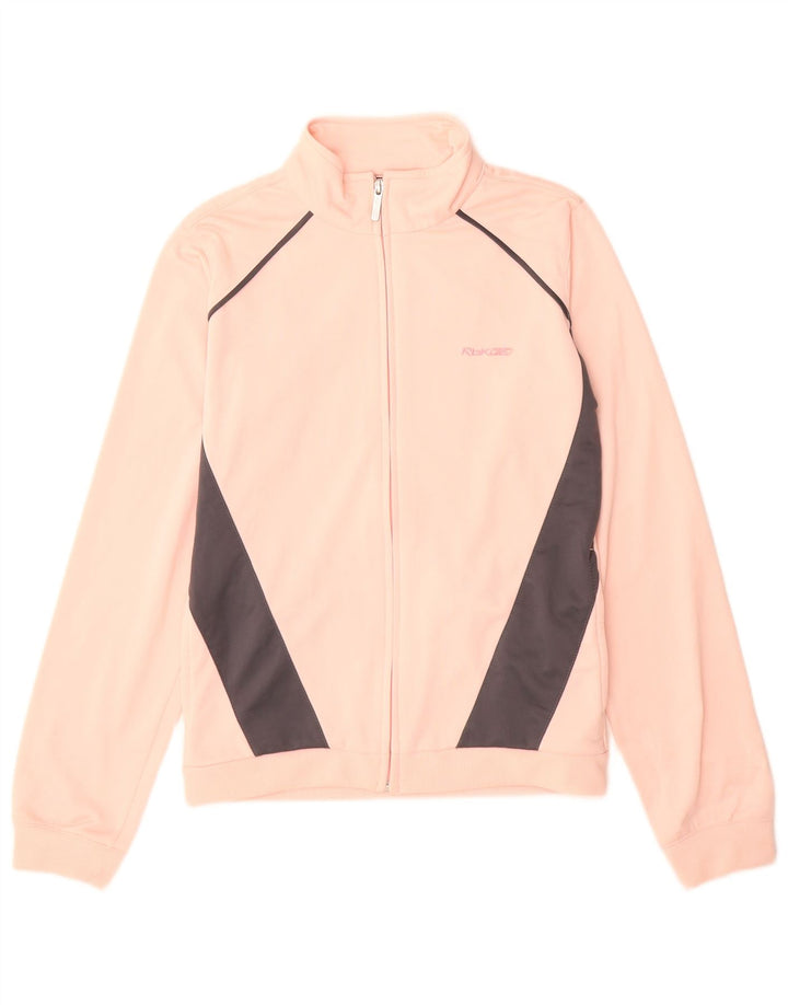 Jachetă de trening Reebok pentru femei UK 12 Medium Pink Colorblock Poliester