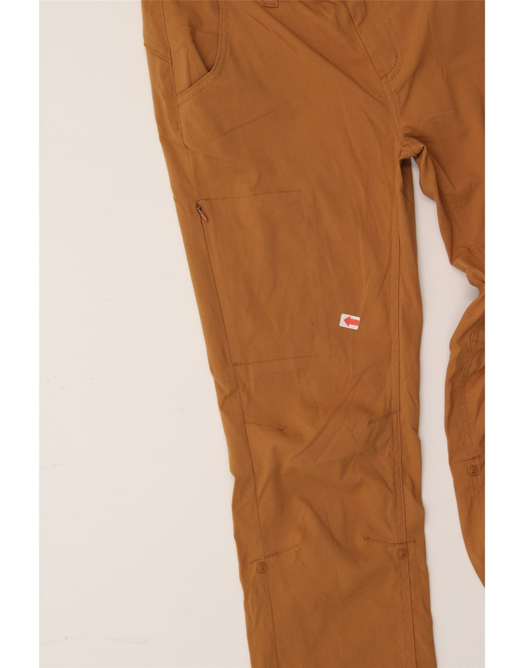 PRANA Womens Slim Casual Trousers US 6 Medium W30 L30 Brown Vintage Prana and Second-Hand Prana from Messina Hembry 
