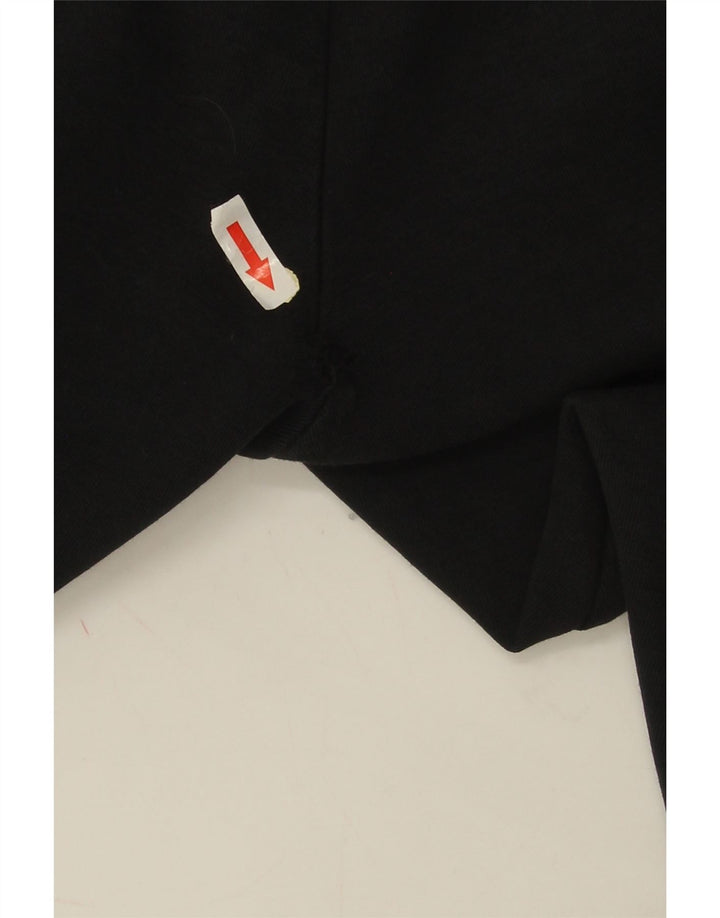 Pantaloni de trening pentru bărbați Adidas Pantaloni de jogging, bumbac mediu negru