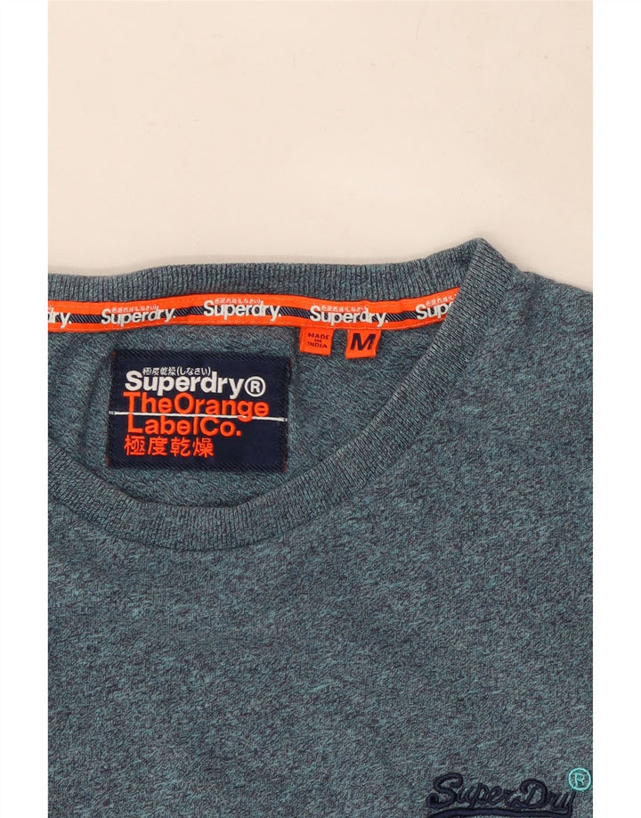 Tricou Superdry pentru bărbați Top Medium Blue Bumbac