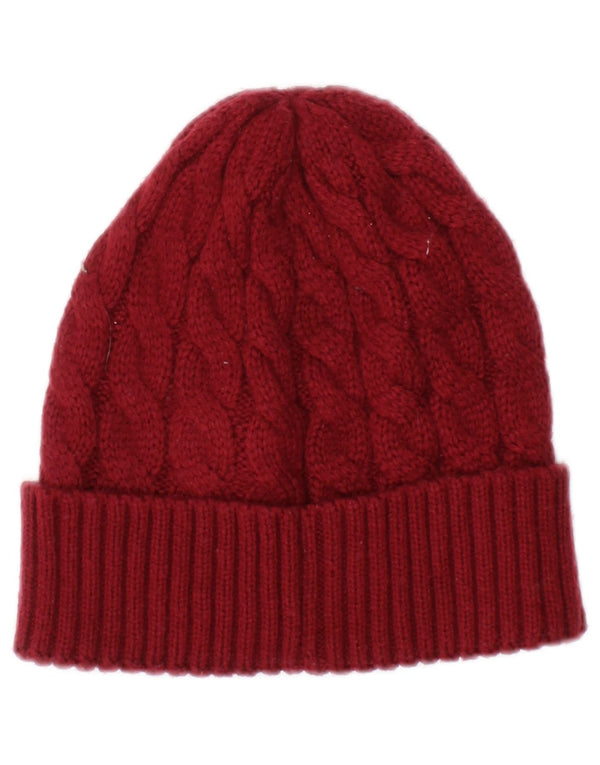 Căciulă pentru bărbați Kappa tricot, mărime, poliacrilic roșu