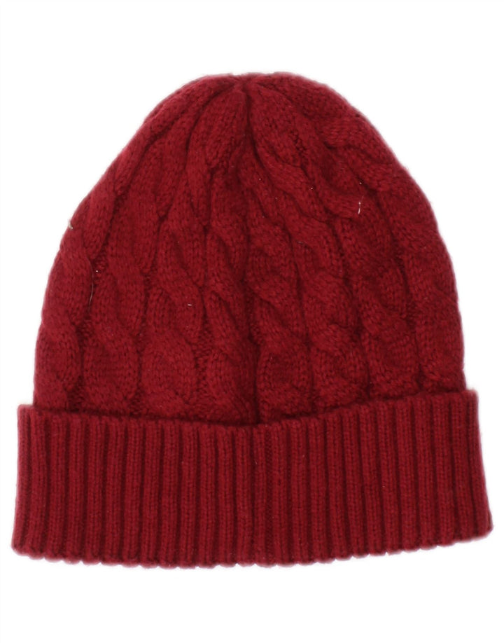 Căciulă pentru bărbați Kappa tricot, mărime, poliacrilic roșu