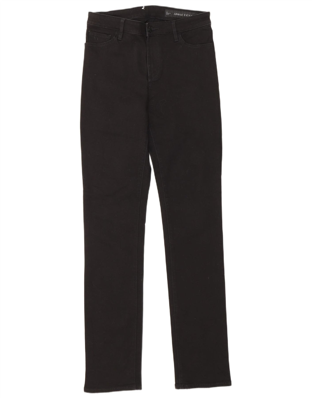 ARMANI EXCHANGE Blugi Drepți Femei L28 L32 Bumbac Negru