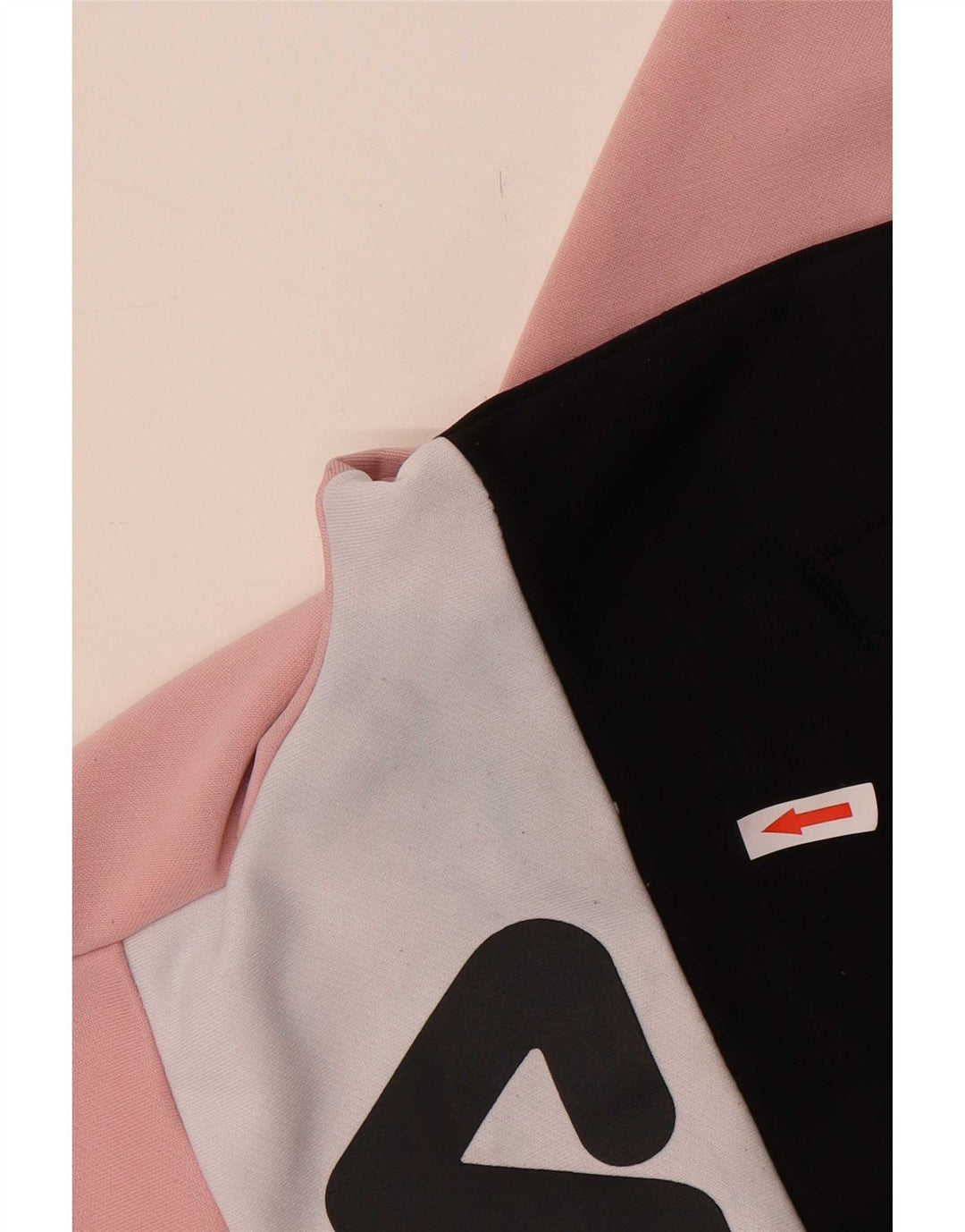 Jachetă de top pentru trening cu grafic pentru femei Fila UK 14 Medium Pink Colorblock