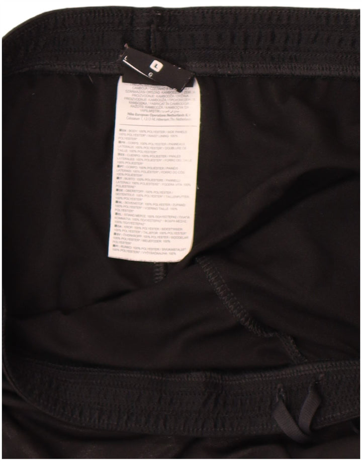 Pantaloni scurți sport Nike pentru bărbați, mari, negru, poliester