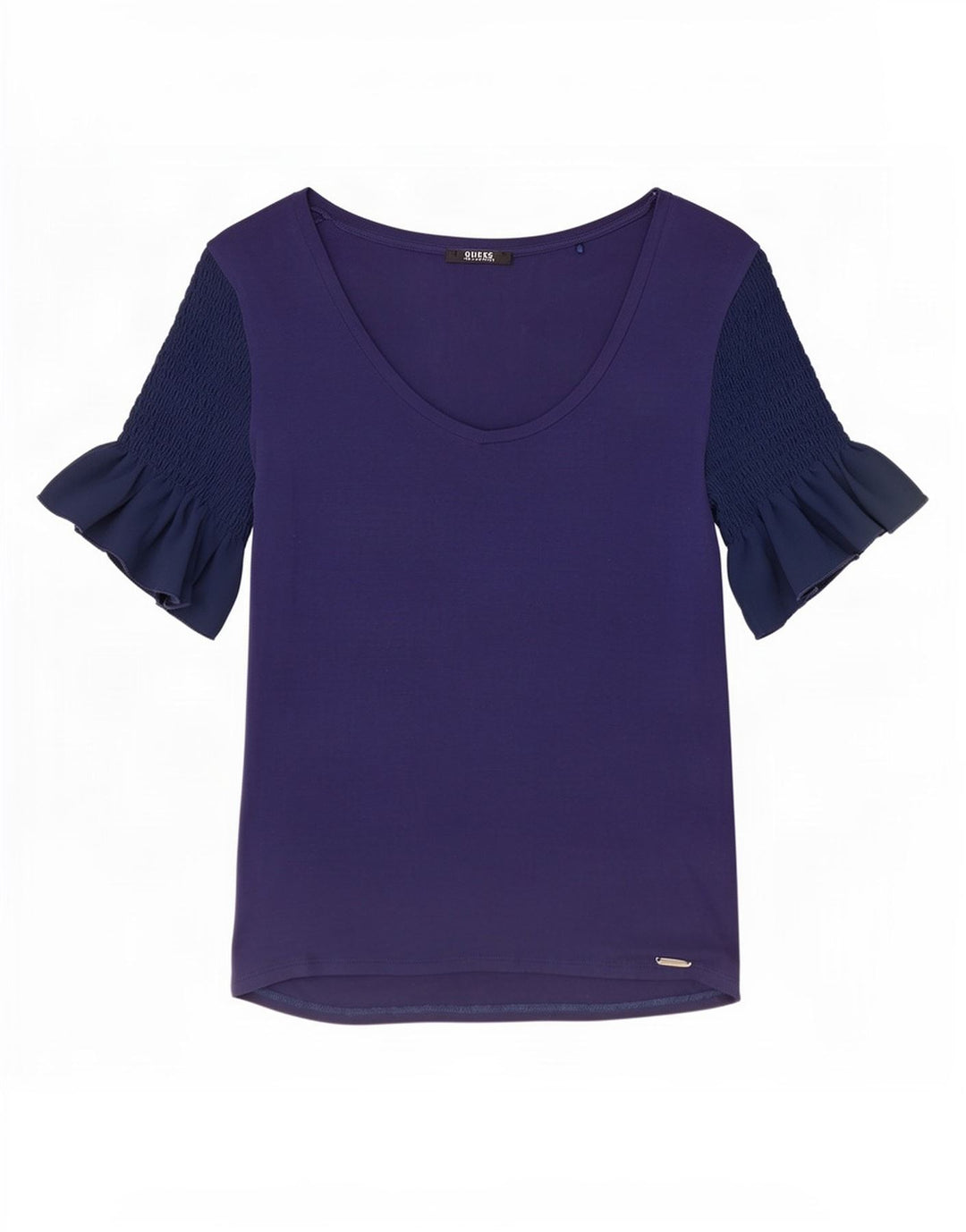 Bluză pentru femei Guess UK 8 Mic, albastru marin, raion bloc de culoare