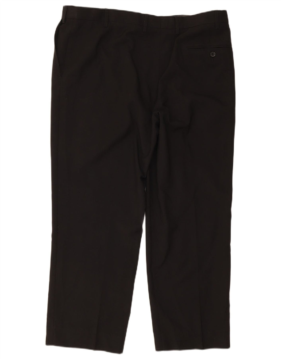Pantaloni de costum pentru femei Marks & Spencer, cu ajustare normală, L38 L29, poliester negru