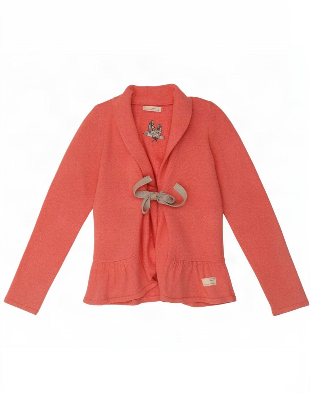 Pulover cardigan pentru femei Odd Molly Mărimea 2, bumbac cu pete roz mediu
