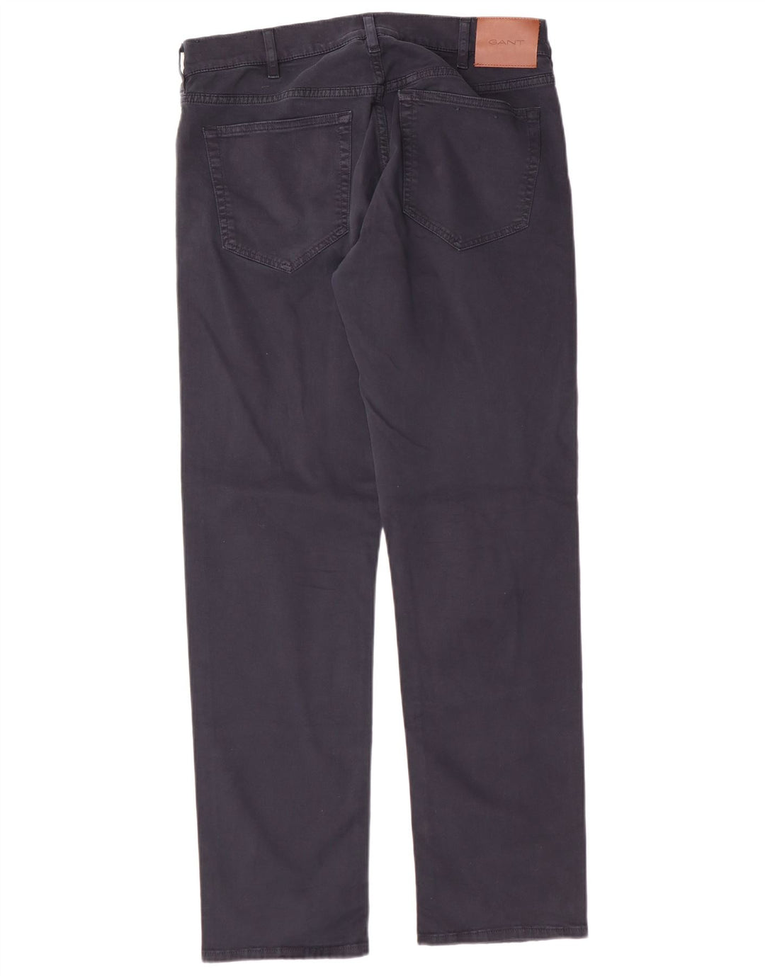 Pantaloni casual drepti pentru bărbați Gant L32 L32 Bumbac bleumarin