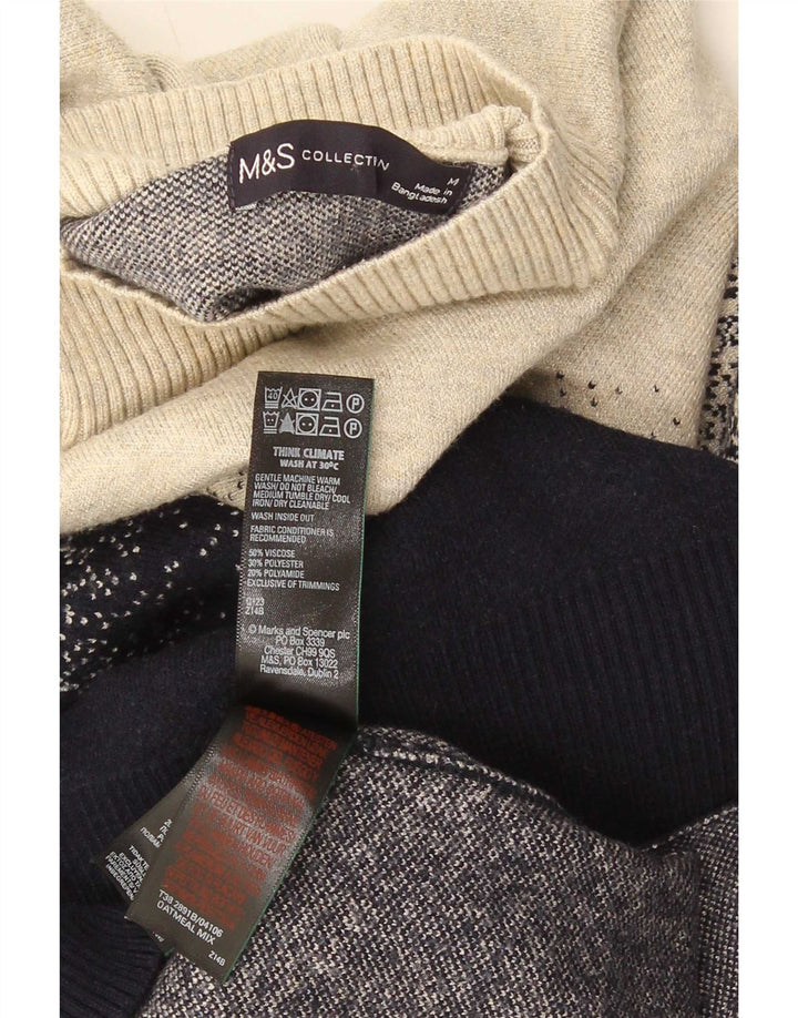 Pulover cu gât țestoasă pentru bărbați Marks & Spencer UK 14 Medium Multicolor