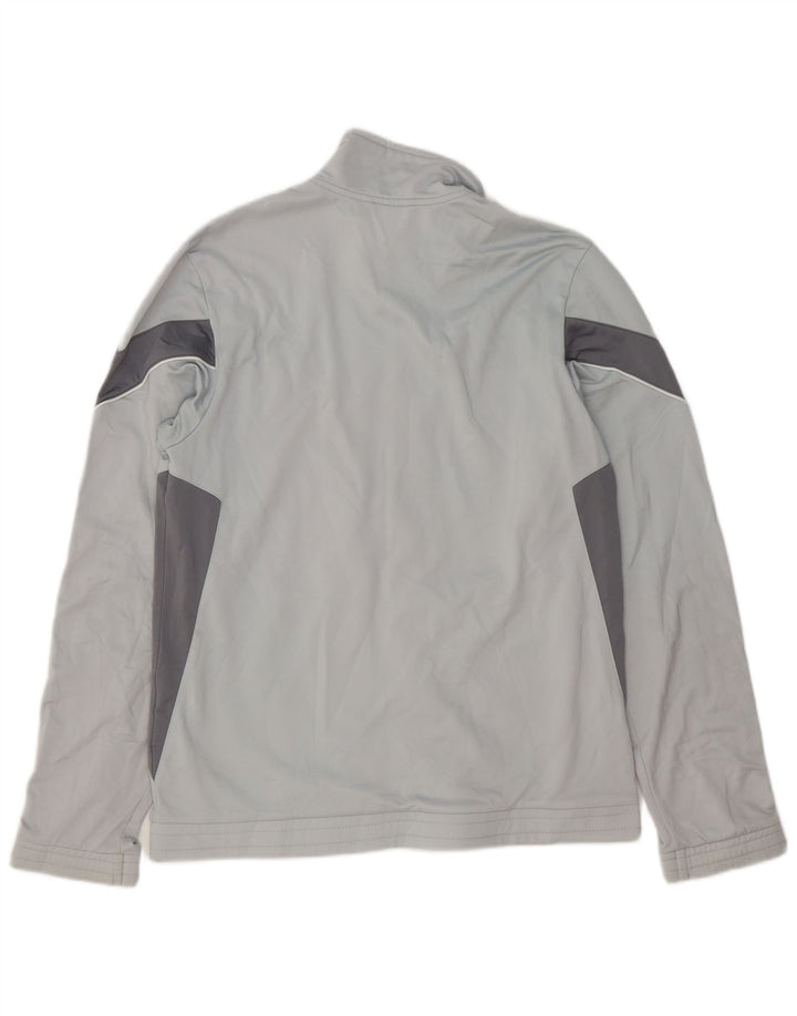 ADIDAS Mens Tracksuit Top Jacket Medium Blue Colourblock Polyester