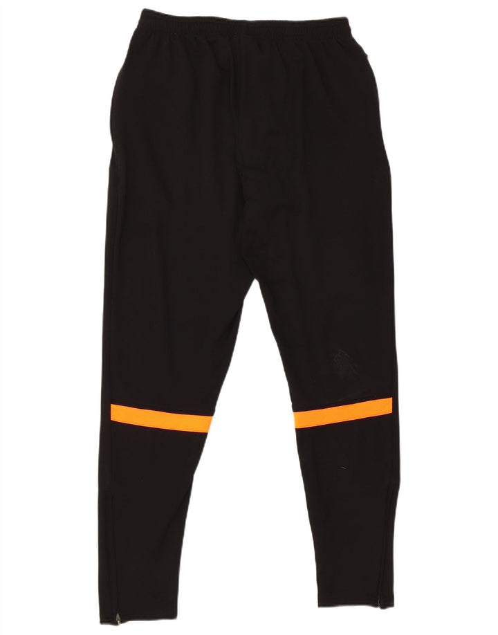 NIKE Mens Dri Fit Tracksuit Trousers Small  Black Colourblock Polyester