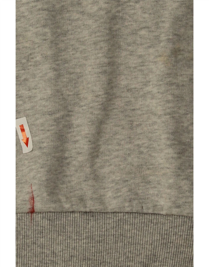 Pulover supradimensionat pentru femei Superdry UK 16, mare, gri bumbac