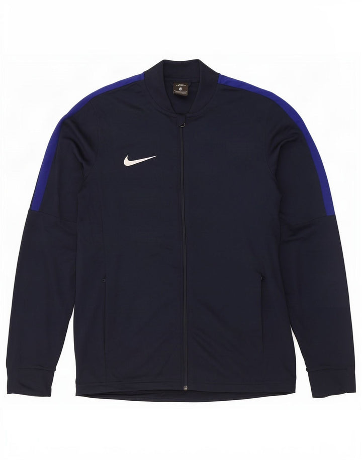 Jachetă de top pentru trening Nike Dri Fit pentru bărbați, medie, bleumarin, color block