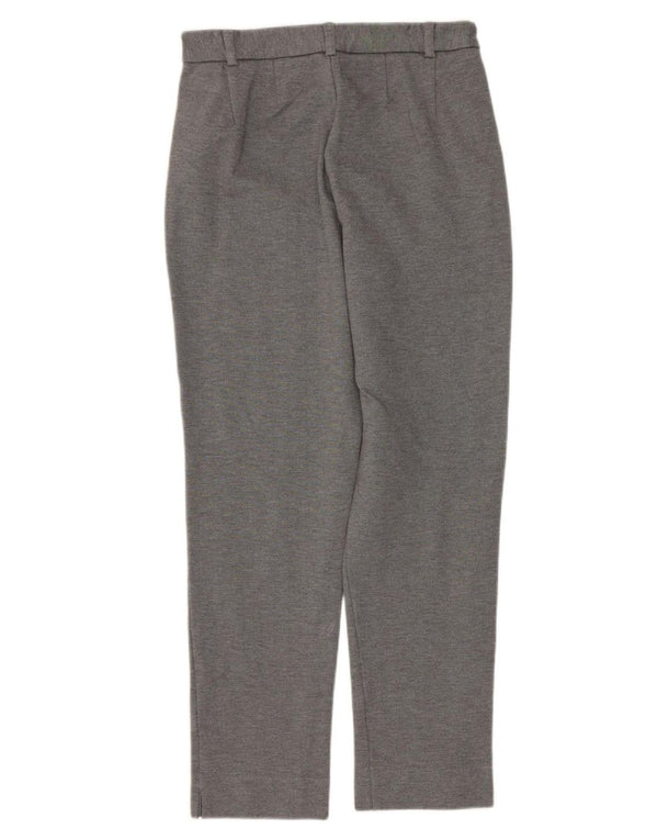 MARKS & SPENCER Pantaloni casual drepti pentru femei UK 8 Small W26 L25 Gri