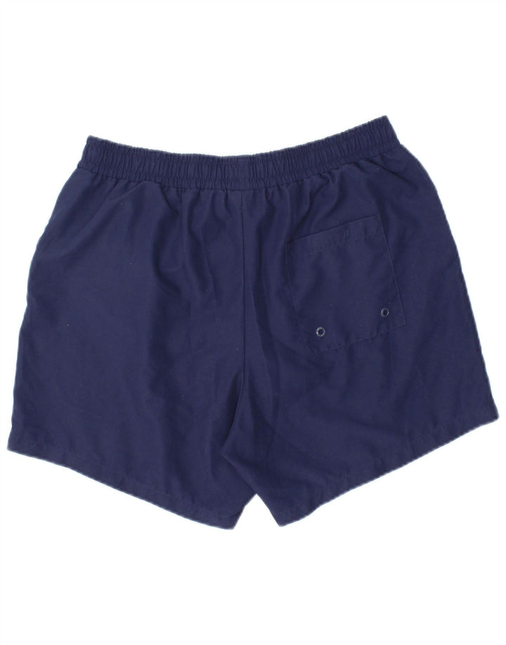 Pantaloni scurți de înot Fila pentru bărbați, mici, bleumarin, poliester color bloc