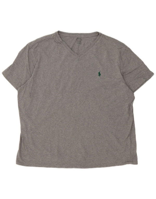 Tricou Polo Ralph Lauren pentru bărbați Top 2XL bumbac gri
