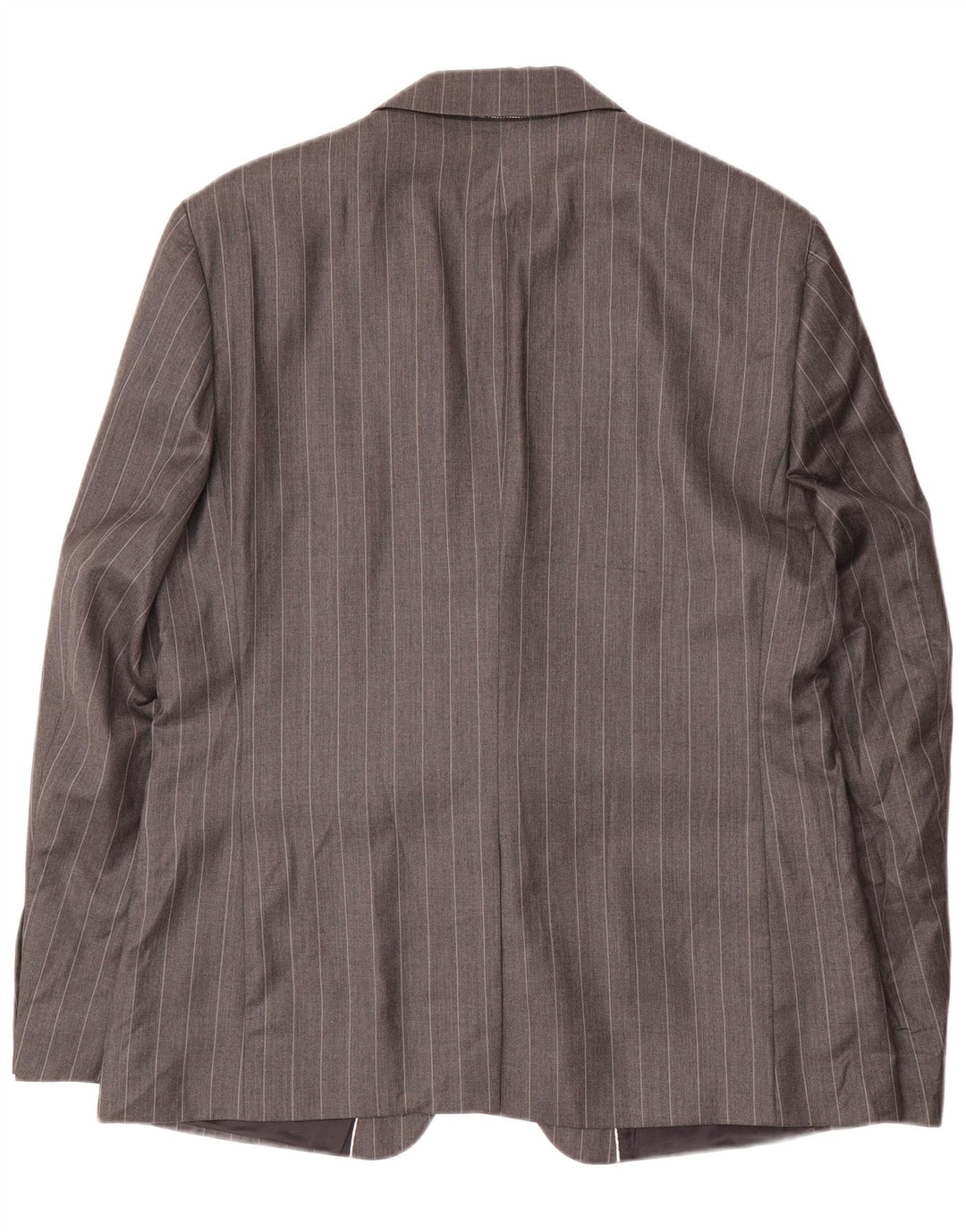 Jachetă pentru bărbați Zara cu 1 nasture EU 54 XL Gri cu dungi