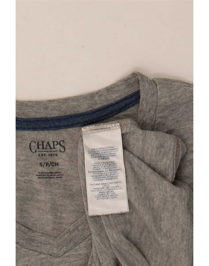 Tricou pentru femei Chaps Top UK 10 Small Grey Flecked Bumbac