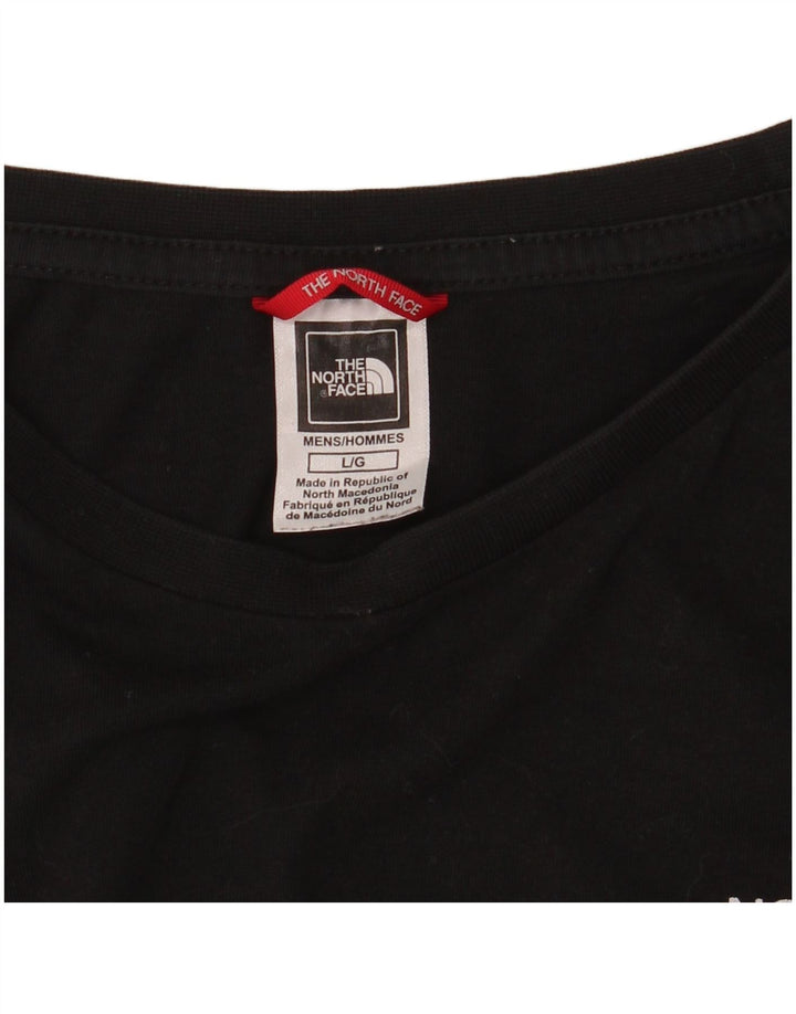 Tricou grafic pentru bărbați The North Face Top Large Black