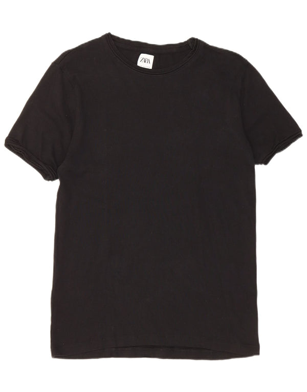 Tricou pentru bărbați Zara Top Mic Negru