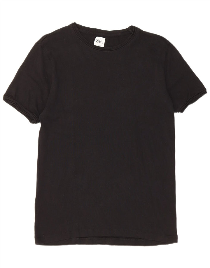 Tricou pentru bărbați Zara Top Mic Negru