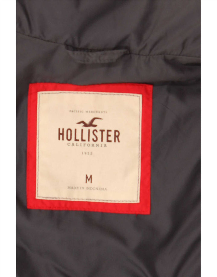 Hollister Gilet Captusit pentru femei UK 12 Medium Gri Poliester