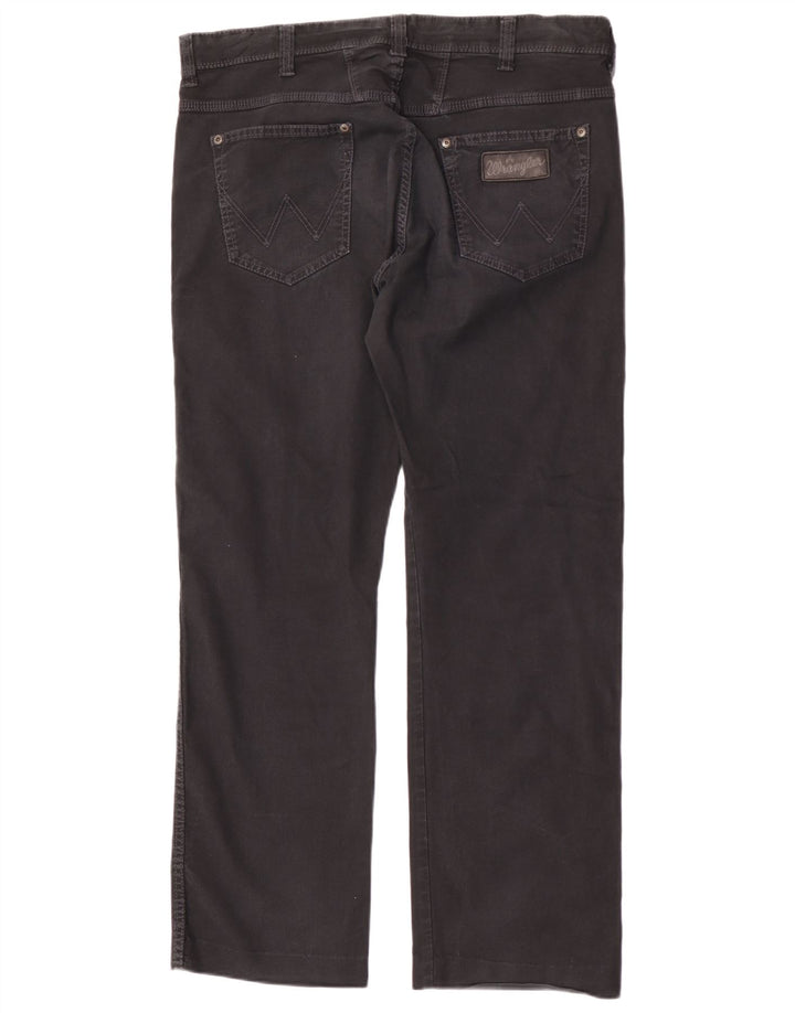 Blugi drepti Wrangler Clyde pentru bărbați W36 L32 bumbac negru