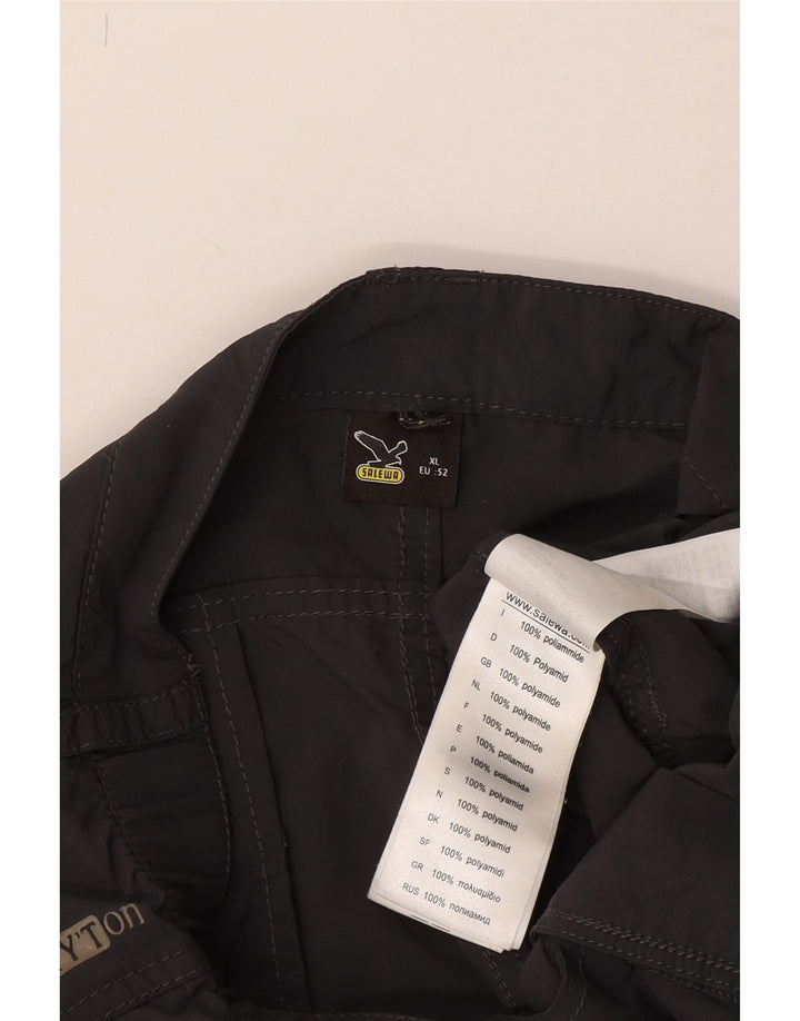 Pantaloni scurți cargo SALEWA pentru bărbați IT 52 XL W38 Gri Poliamidă