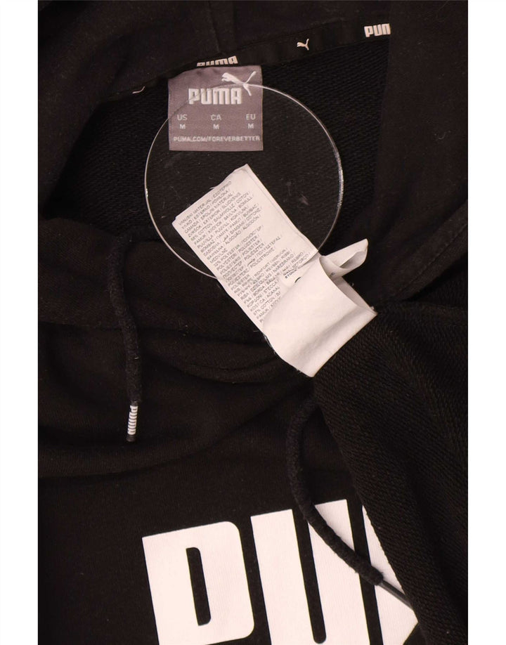 Pulover pentru bărbați Puma Graphic Hoodie, bumbac mediu negru