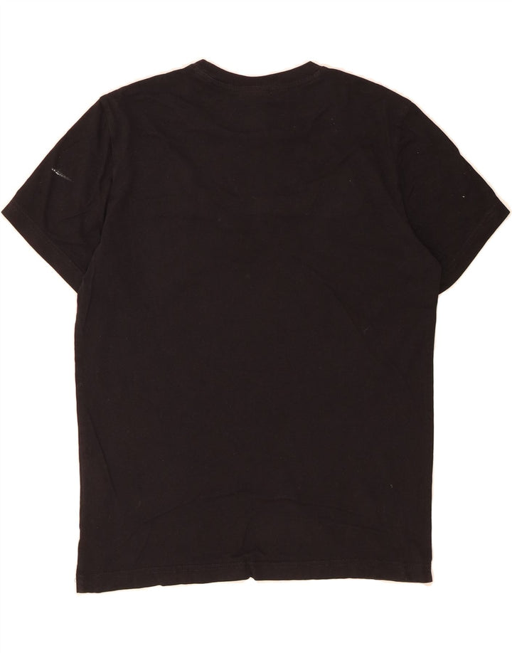 CHAMPION Mens Graphic T-Shirt Top Small Black Cotton Vintage Champion and Second-Hand Champion from Messina Hembry 