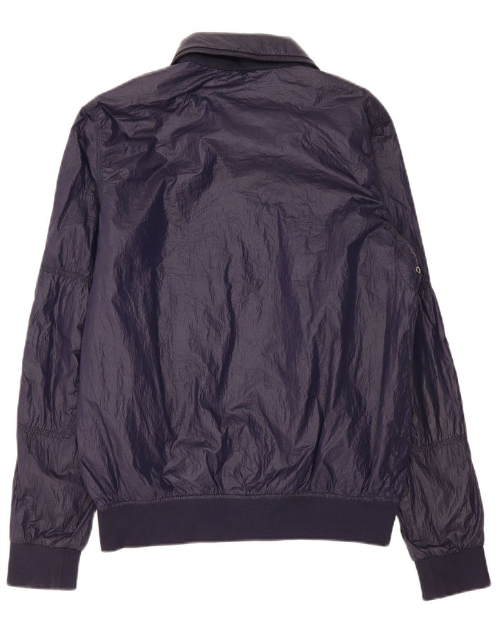 CALVIN KLEIN JEANS Jachetă Bomber pentru bărbați UK 38 Mediu Nailon bleumarin