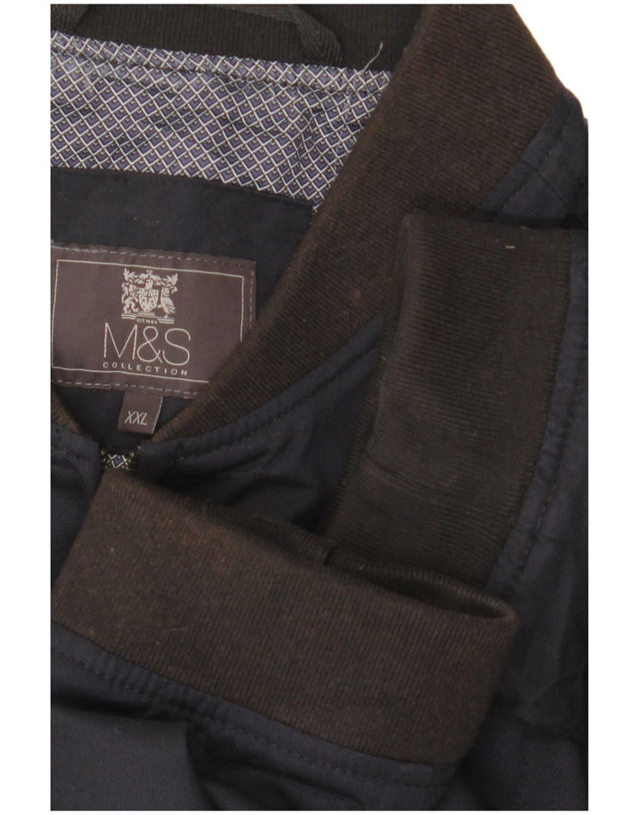 Geacă bomber pentru bărbați Marks & Spencer UK 44 2XL Bleumarin
