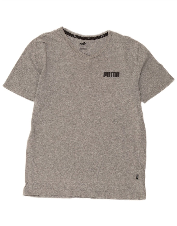 Tricou pentru bărbați Puma Top mic, gri bumbac