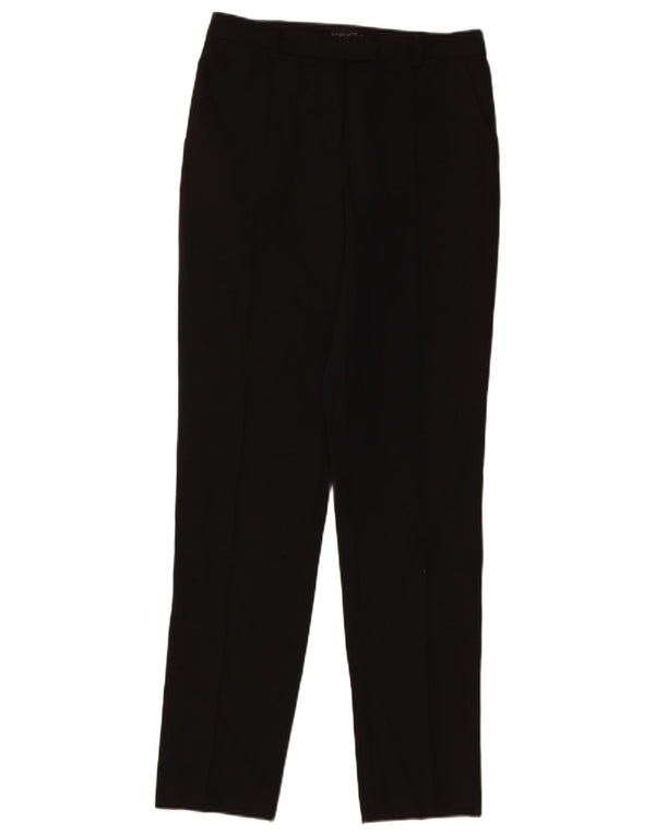 Topshop Pantaloni chino subțiri pentru femei UK 8 Small W26 L30 Poliester negru