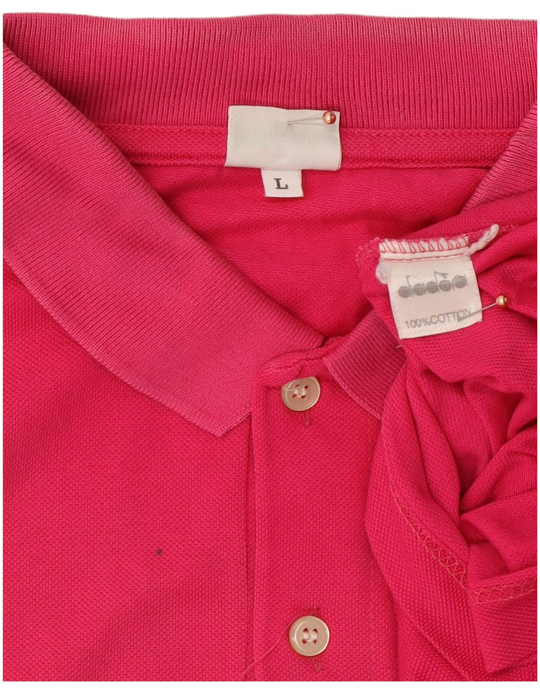 DIADORA Tricou Polo pentru Barbati Mare Bumbac Roz