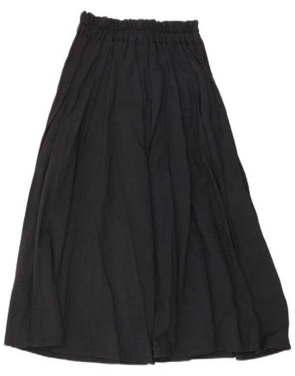 Fusta Maxi plisată Vintage pentru femei W30 Medium Bleumarin