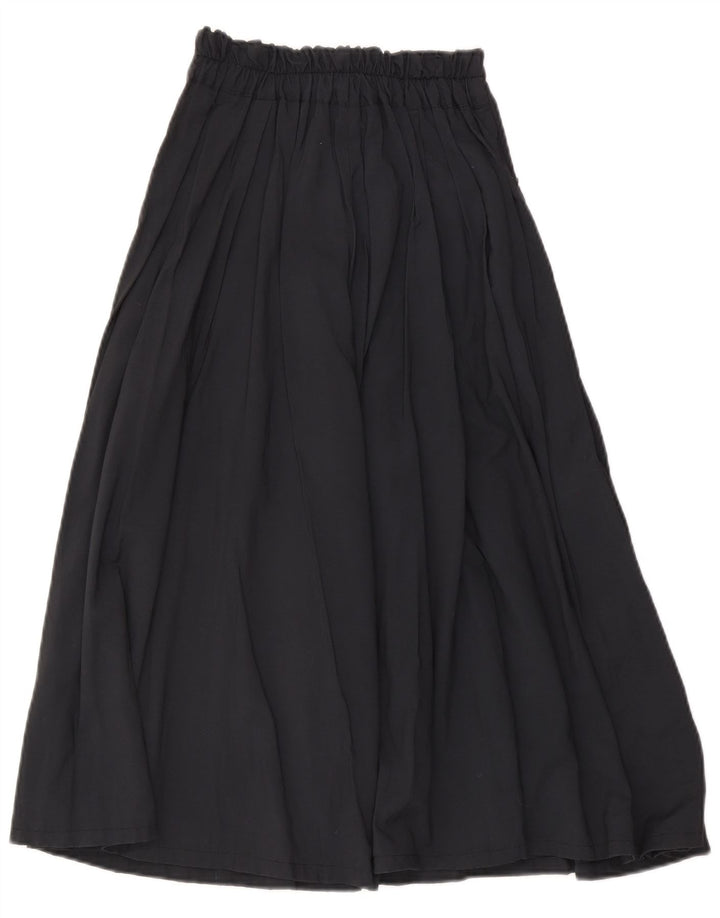 Fusta Maxi plisată Vintage pentru femei W30 Medium Bleumarin
