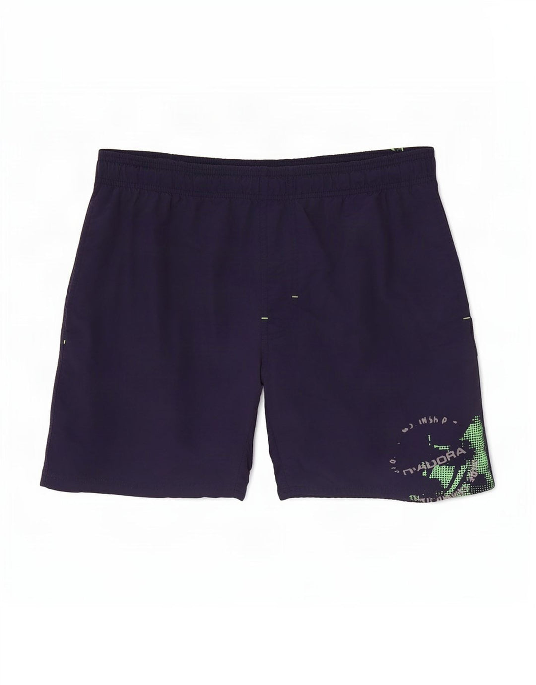 Pantaloni scurți de înot grafic Diadora pentru bărbați, poliamidă, albastru, mediu