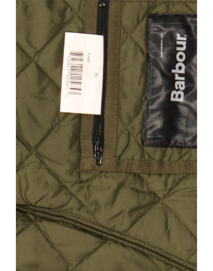 Jachetă matlasată pentru bărbați Barbour UK 42 XL Poliester verde