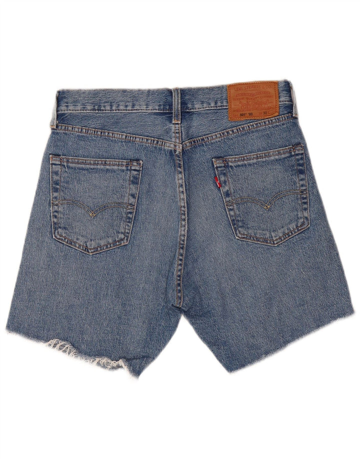 Pantaloni scurți Levi's 501 Denim W30 Medium Blue Bumbac
