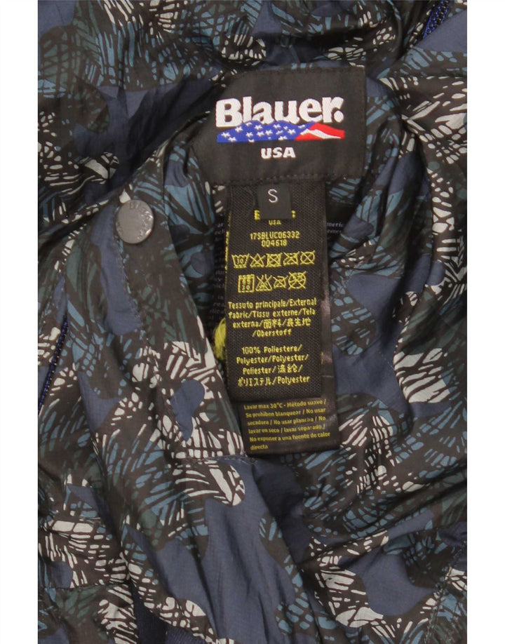 Jachetă Bomber Reversibilă Blauer pentru bărbați UK 36 Poliester albastru mic