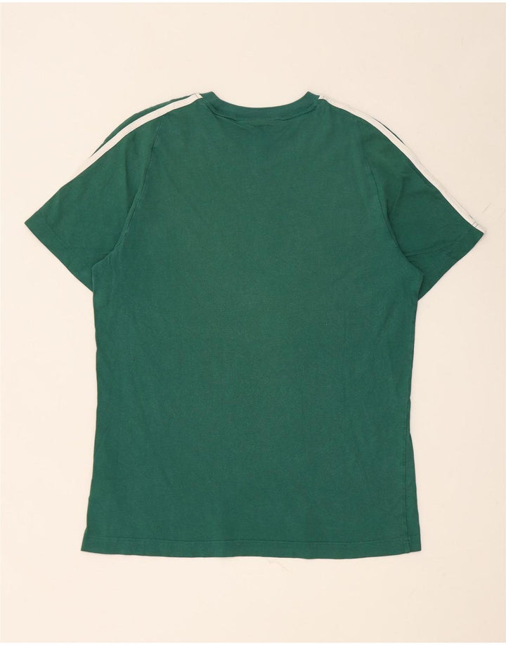 Tricou pentru bărbați Adidas Top, bumbac verde mediu
