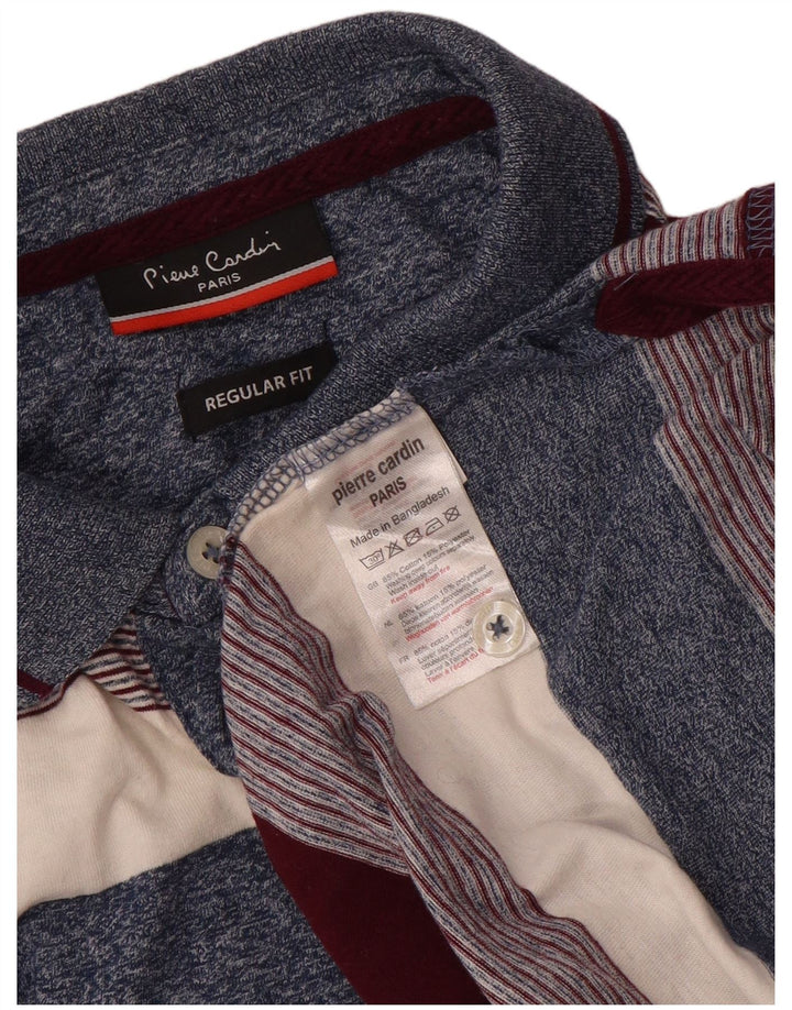 Cămașă polo pentru bărbați Pierre Cardin, cu formă normală, cu dungi medii, multicolore