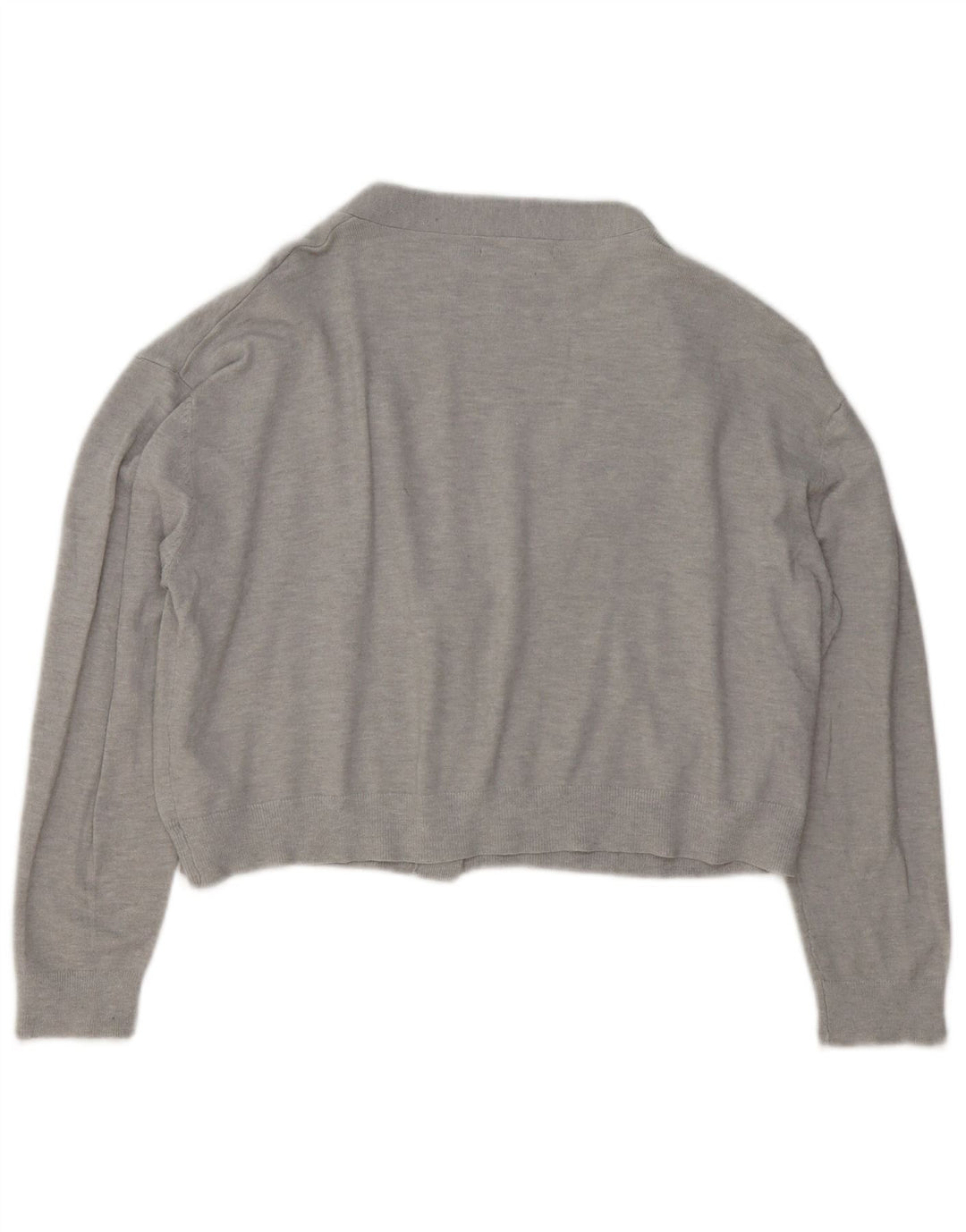 French Connection Pulover cardigan supradimensionat pentru femei UK 10 Small Gri