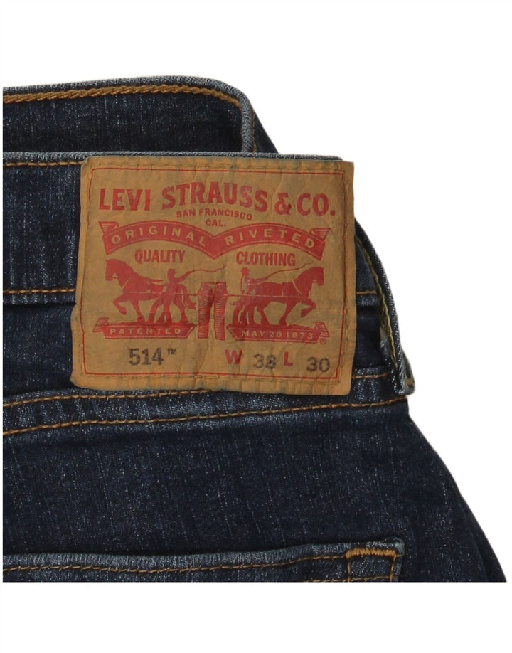 Blugi drepti pentru bărbați Levi's W38 L30 Bumbac albastru