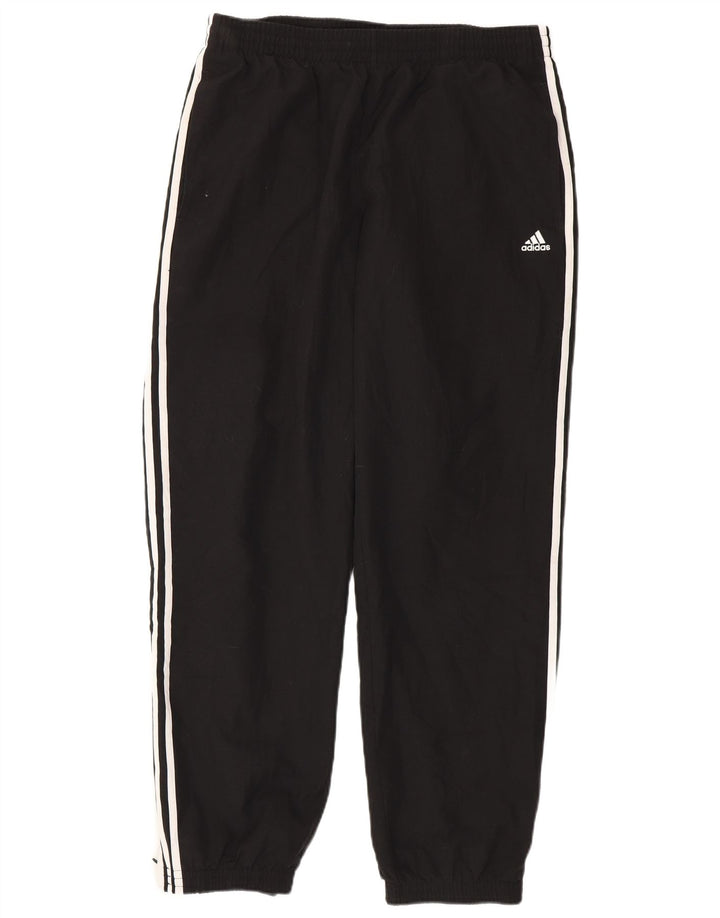 Pantaloni de trening Adidas Climalite pentru bărbați Pantaloni de jogging, mari, negru, poliester