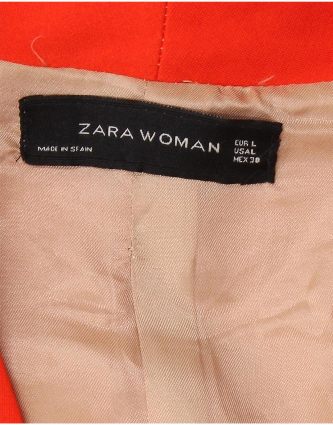 Jachetă Bolero pentru femei Zara UK 14, mare portocaliu, viscoză